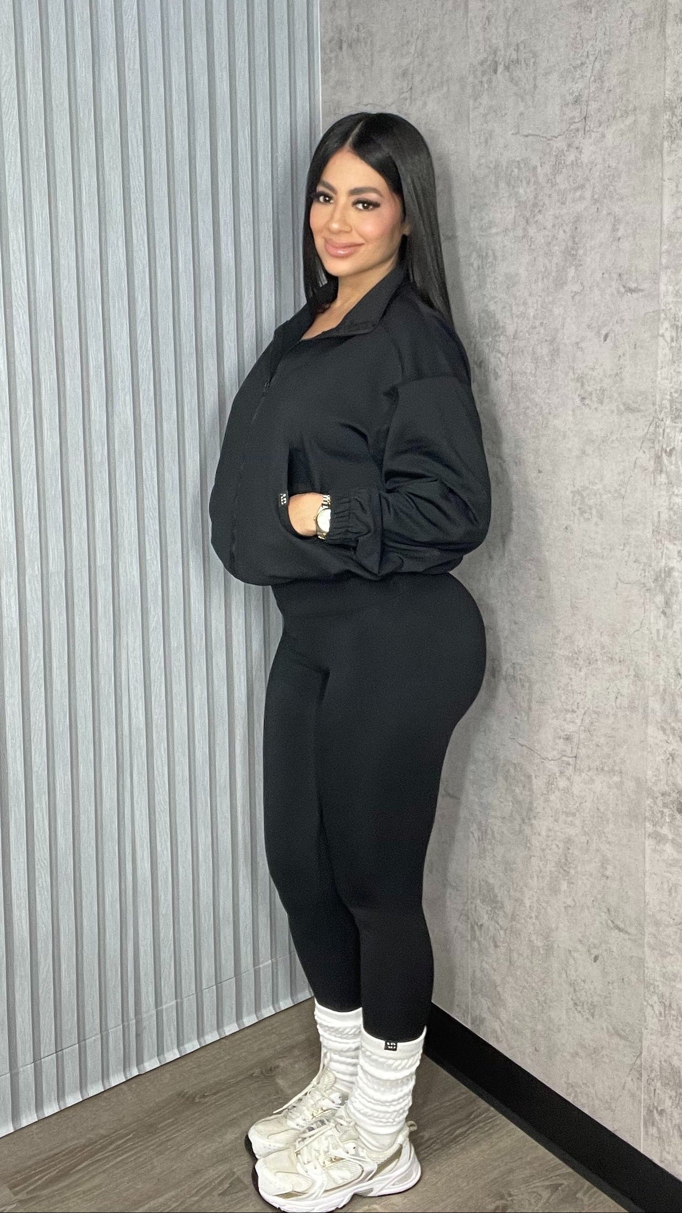 Thicker AB Jacket & Pants Set Black