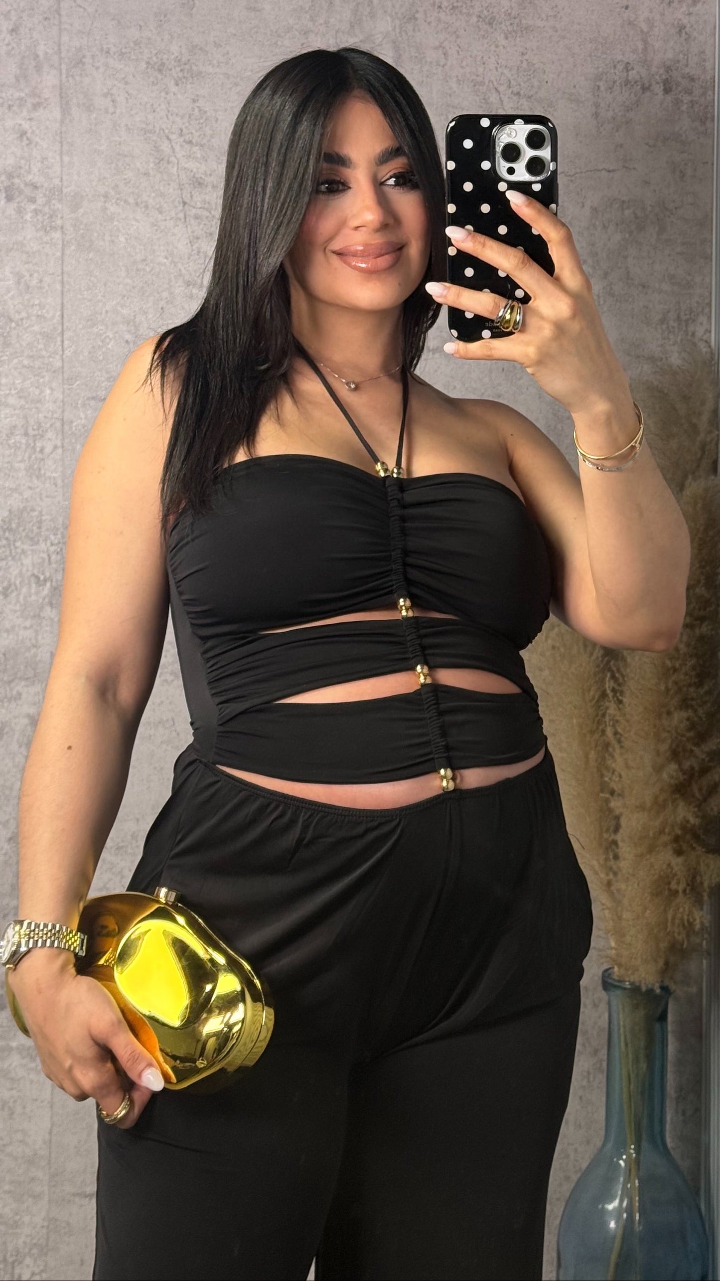 COCO BLACK JUMPSUIT