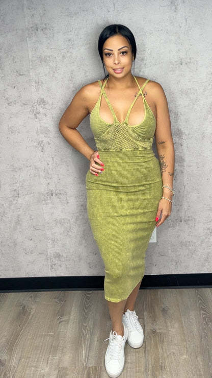 Avocado Mineral Dress