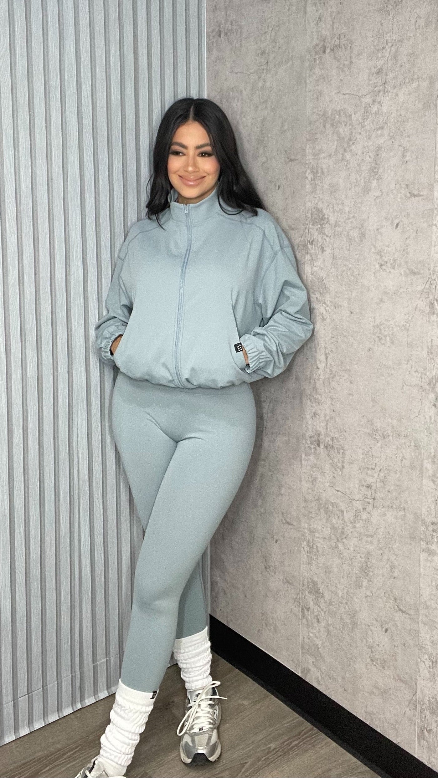 Thicker AB Jacket & Pants Set Blue