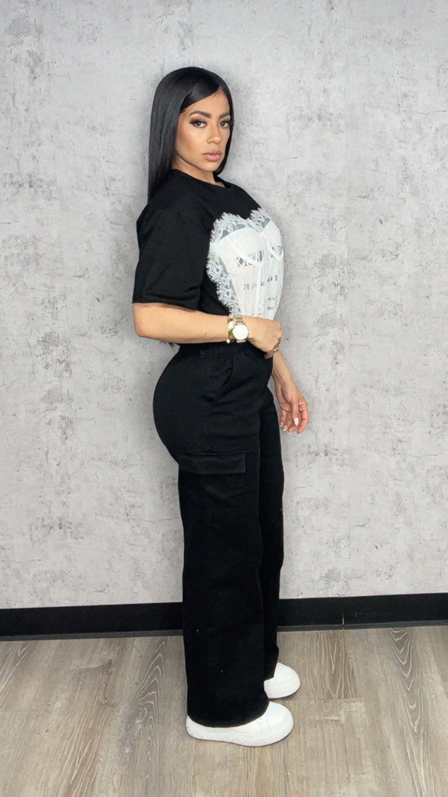 Blusa Corset Black