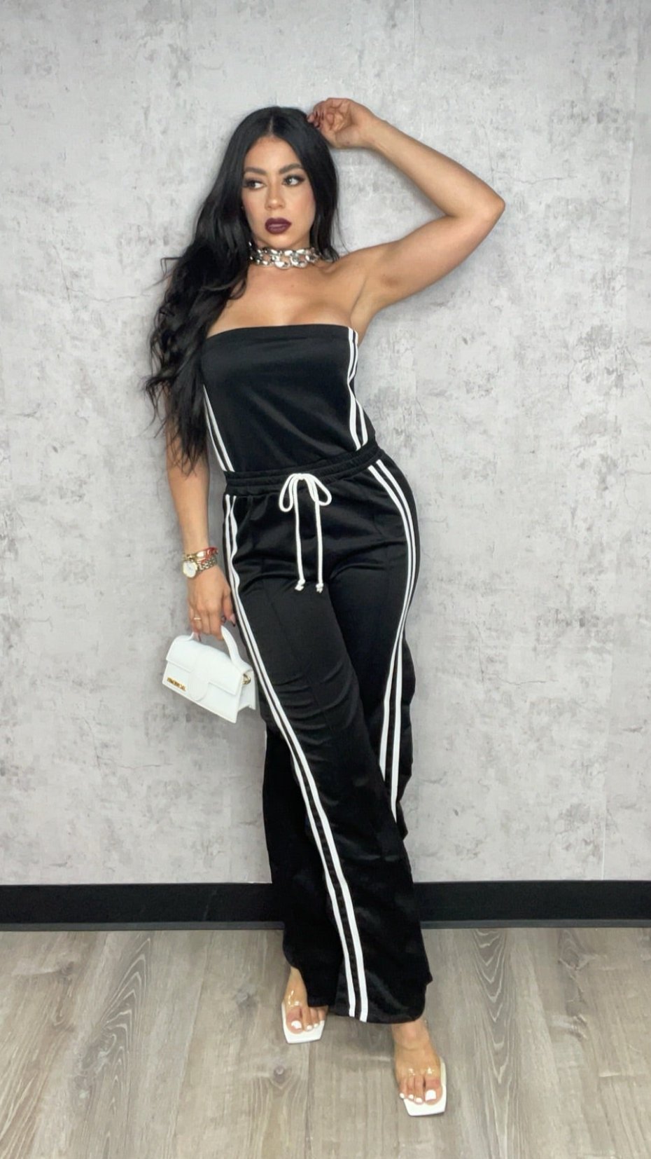 Jessi Trend Black Jumpsuit