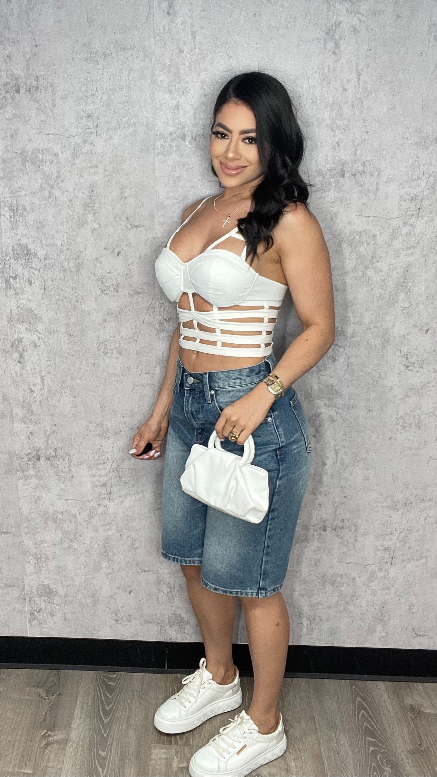 Selene Jorts Denim Pants