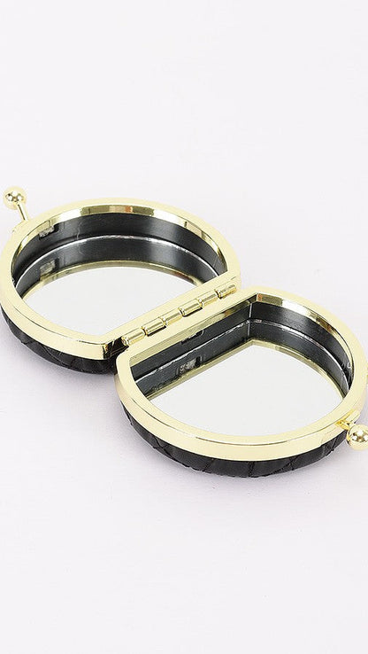 Quilted Faux Leather Mini Bag