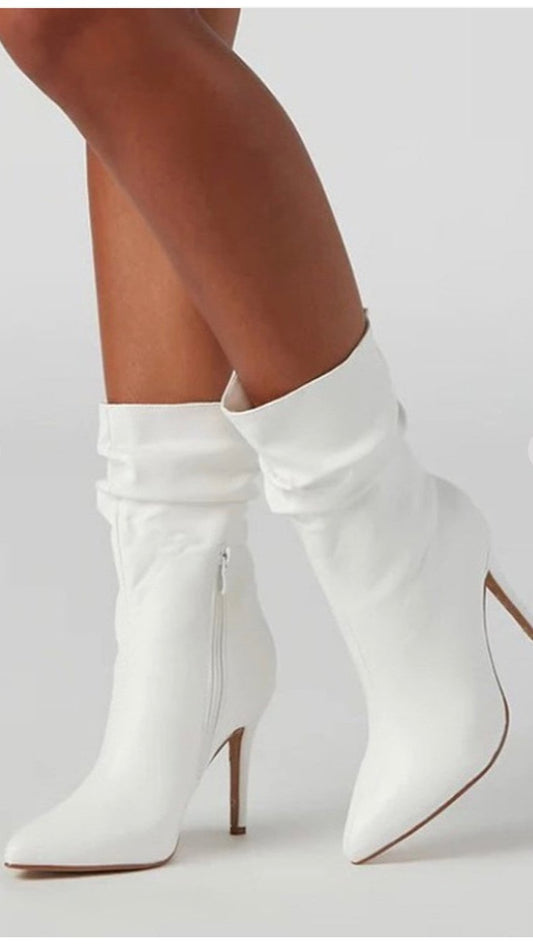 Lidia White Boots