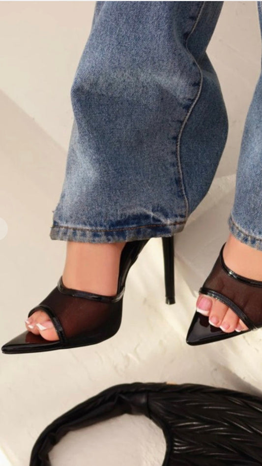 YULY BLACK HEELS