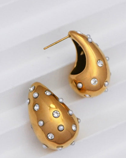 Waterproof Non-Tarnish Stainless Steel Earrings